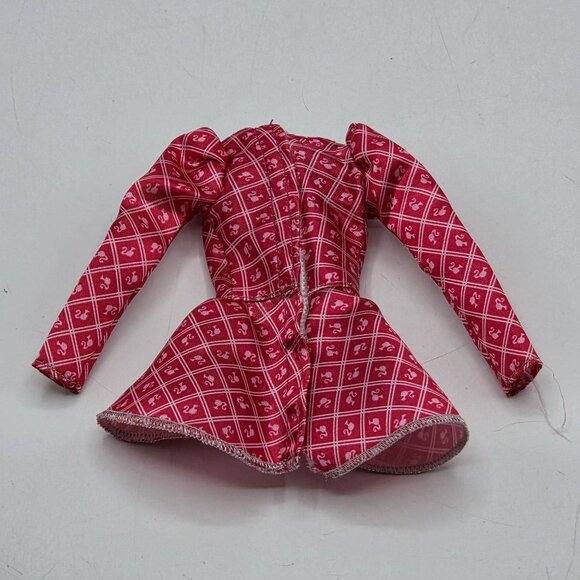 Barbie "A Pony Tale" Equestrian Jacket Only Red & White Checkered Pattern - Picture 4 of 5